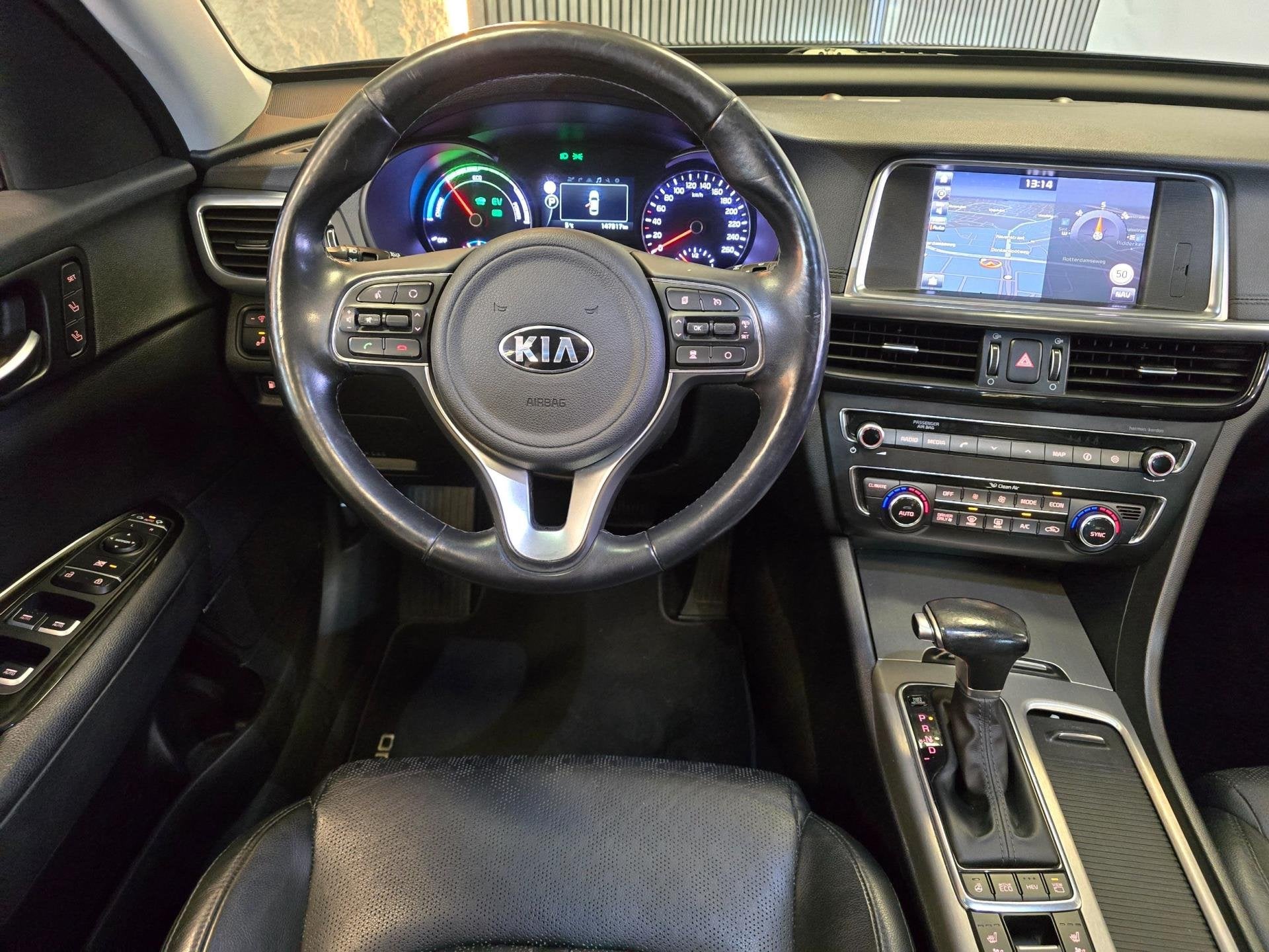 Kia Optima 2.0 GDI PHEV Business DynamicLine|GARANTIE|NAP|PA, Auto's, Kia, Gebruikt, Blauw, Bedrijf, Hybride Elektrisch/Benzine