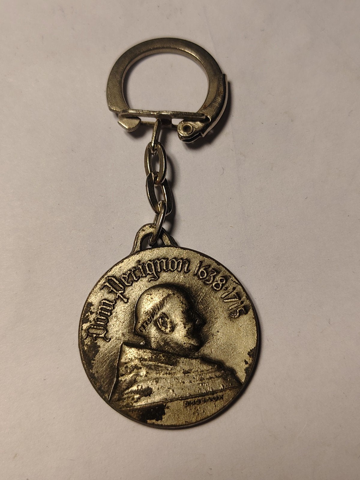 Sleutelhanger Dom Perignon 1638 1715, Ophalen of Verzenden