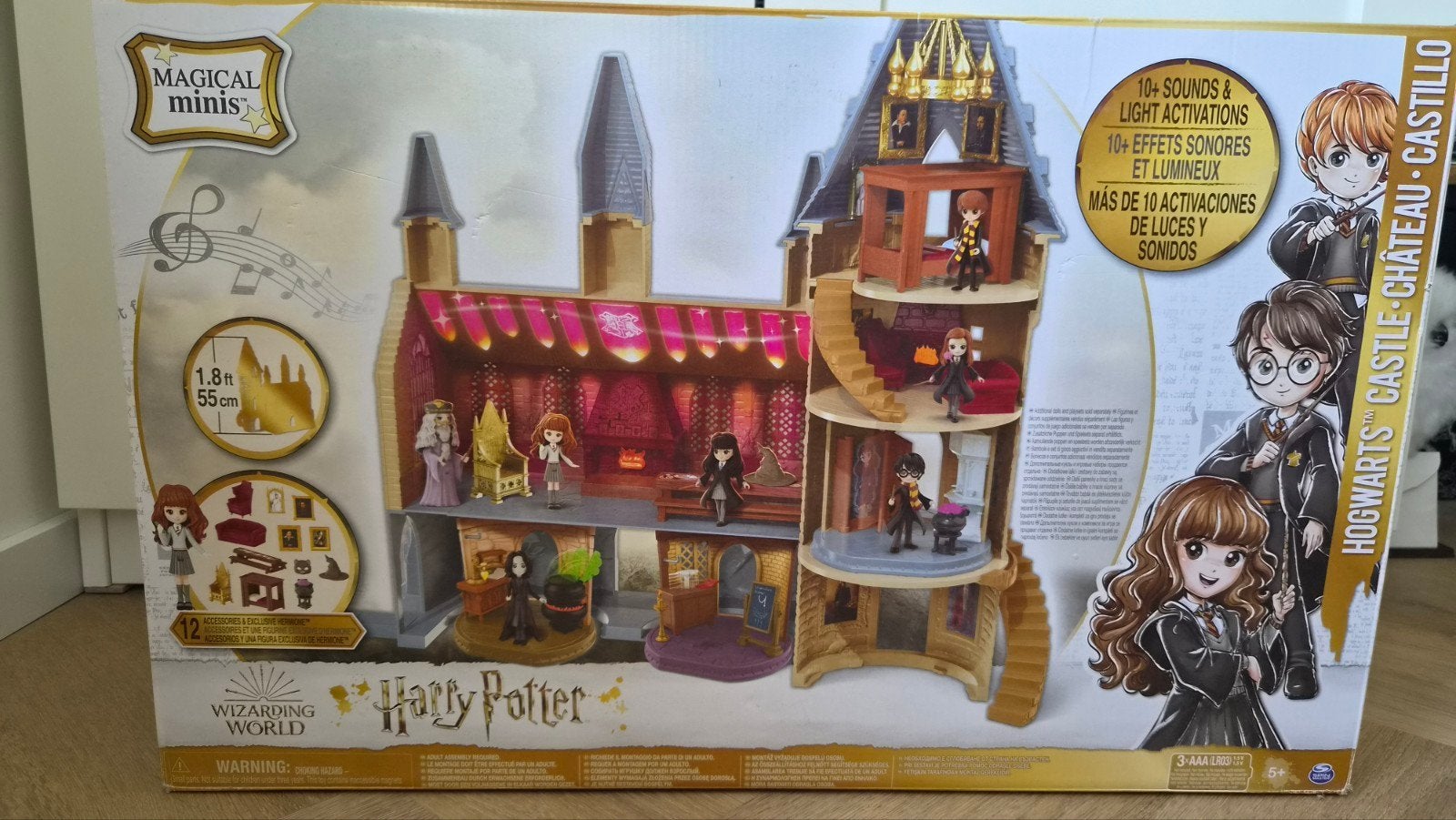 Harry Potter Zweinstein Kasteel Speelset met Figuren, Ophalen of Verzenden, Zo goed als nieuw