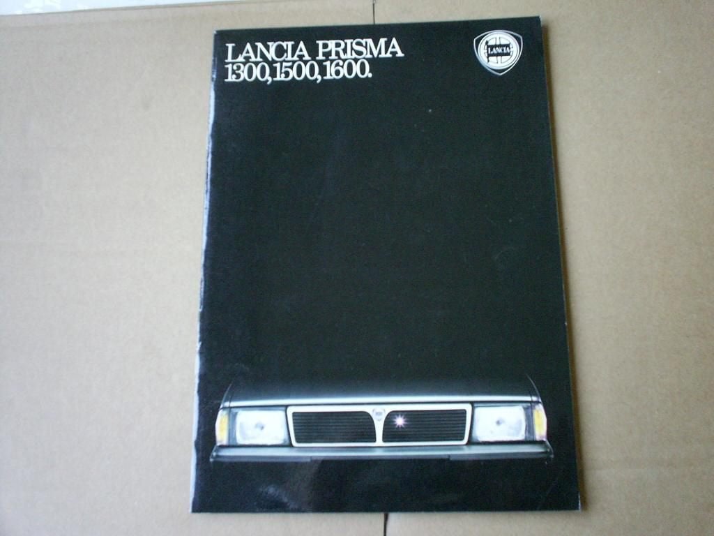 Lancia Prisma 1300 / 1500 / 1600 11 / 1983 40 pag., Verzenden, Zo goed als nieuw, Overige merken
