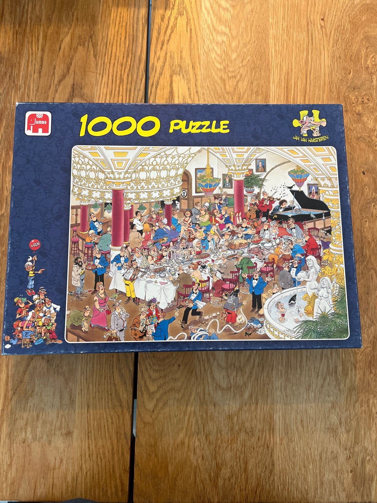 Jan van Haasteren 1000 stukjes - bruiloft, Ophalen, 500 t/m 1500 stukjes, Zo goed als nieuw, Legpuzzel