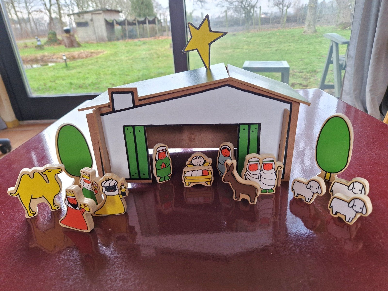 Dick Bruna Bambolino Toys Kerststal - 22-delig, Ophalen of Verzenden, Gebruikt