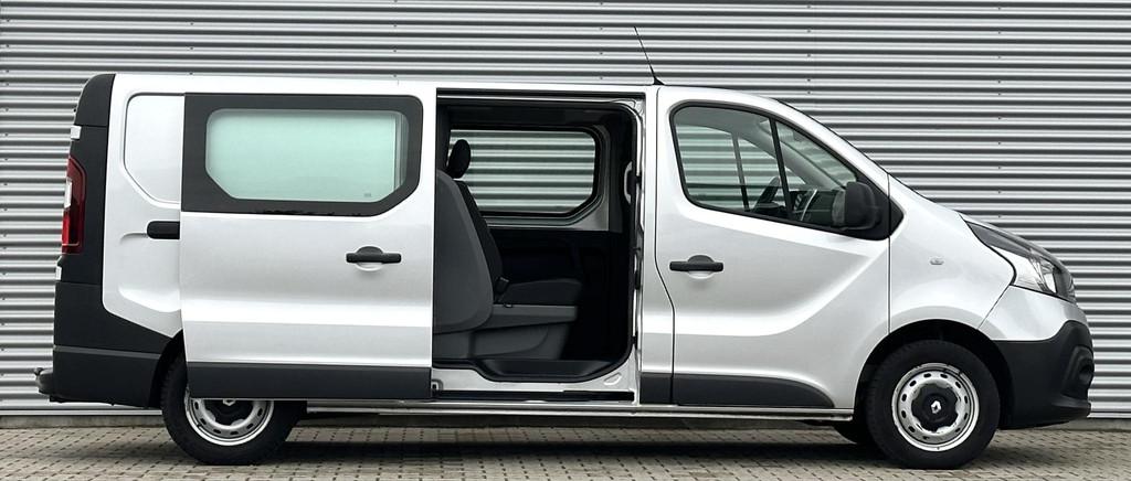 Renault Trafic 1.6 dCi L2 DC Dubbele cabine MARGE btw vrij, Auto's, Bestelauto's, Voorwielaandrijving, Gebruikt, Euro 6, 2000 kg