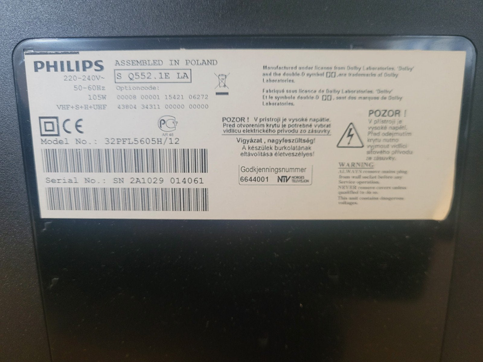Foto 4 van Philips 32PFL5605H/12 LCD TV - 80 cm (32 inch)