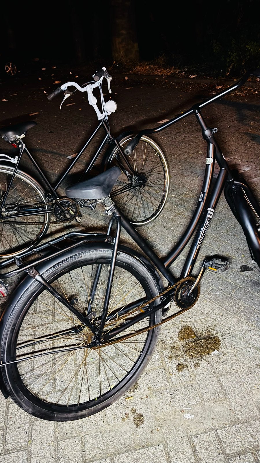 Damesfiets met bagagedrager - Gebruikt, Fietsen en Brommers, Overige merken, Terugtraprem, Ophalen of Verzenden, 53 tot 56 cm