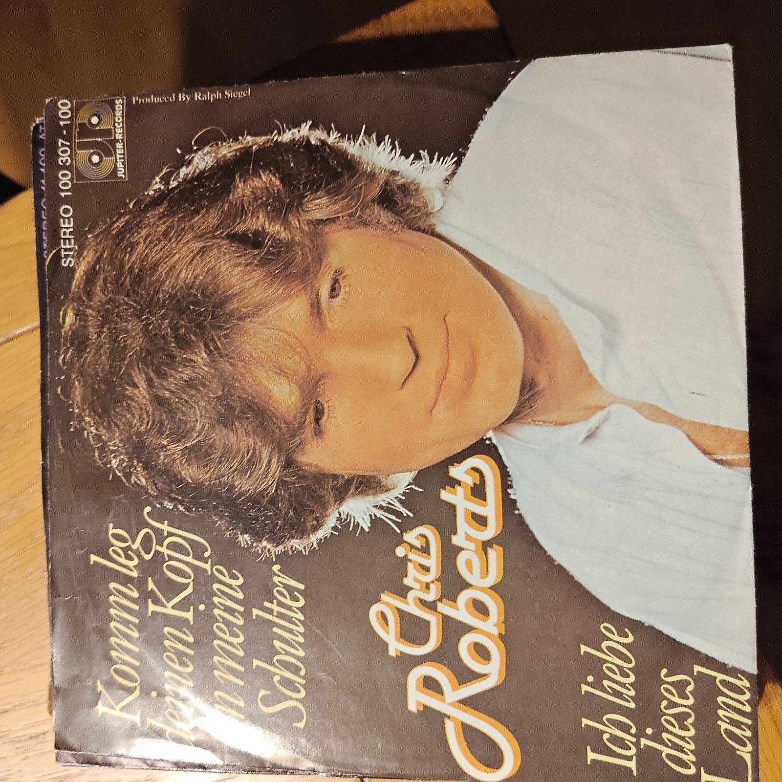 Chris Roberts - Komm leg deinen Kopf in meine Schulter, Gebruikt, 7 inch, EP, Schlager