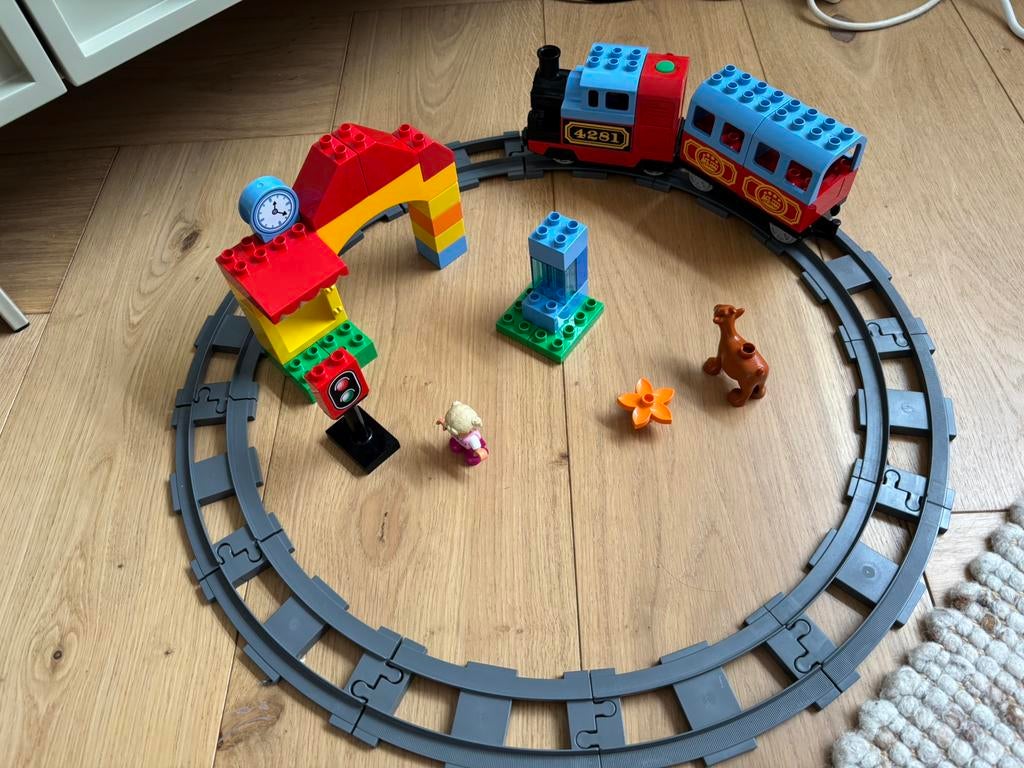 Duplo lego trein, Ophalen, Zo goed als nieuw, Duplo