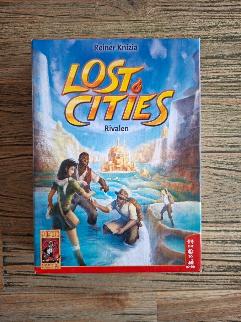 Lost Cities Rivalen Spel (999 Games)(Compleet), Ophalen of Verzenden, Zo goed als nieuw, 999 Games