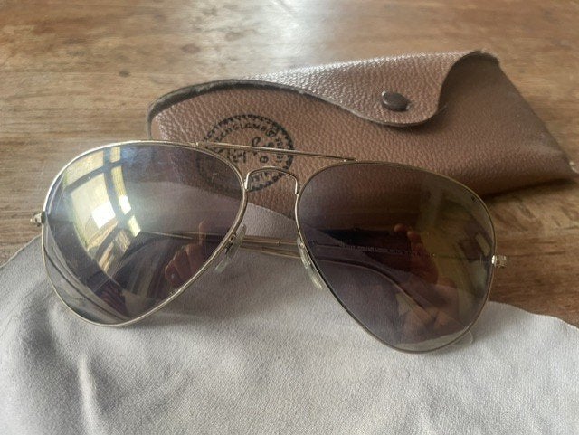 Ray Ban zonnebril / pilotenbril op sterkte, Ophalen, Overige kleuren, Zo goed als nieuw, Ray-Ban
