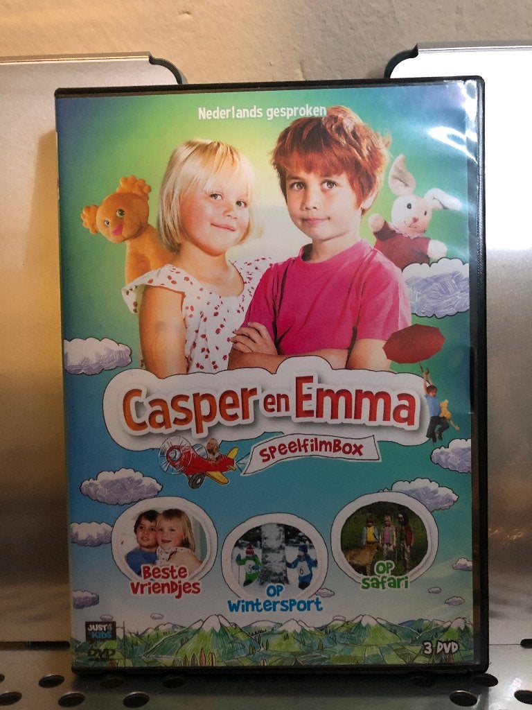 [DVD] Casper en Emma - Speelfilm box, Cd's en Dvd's, Avontuur, Alle leeftijden, Zo goed als nieuw, Box/collectie