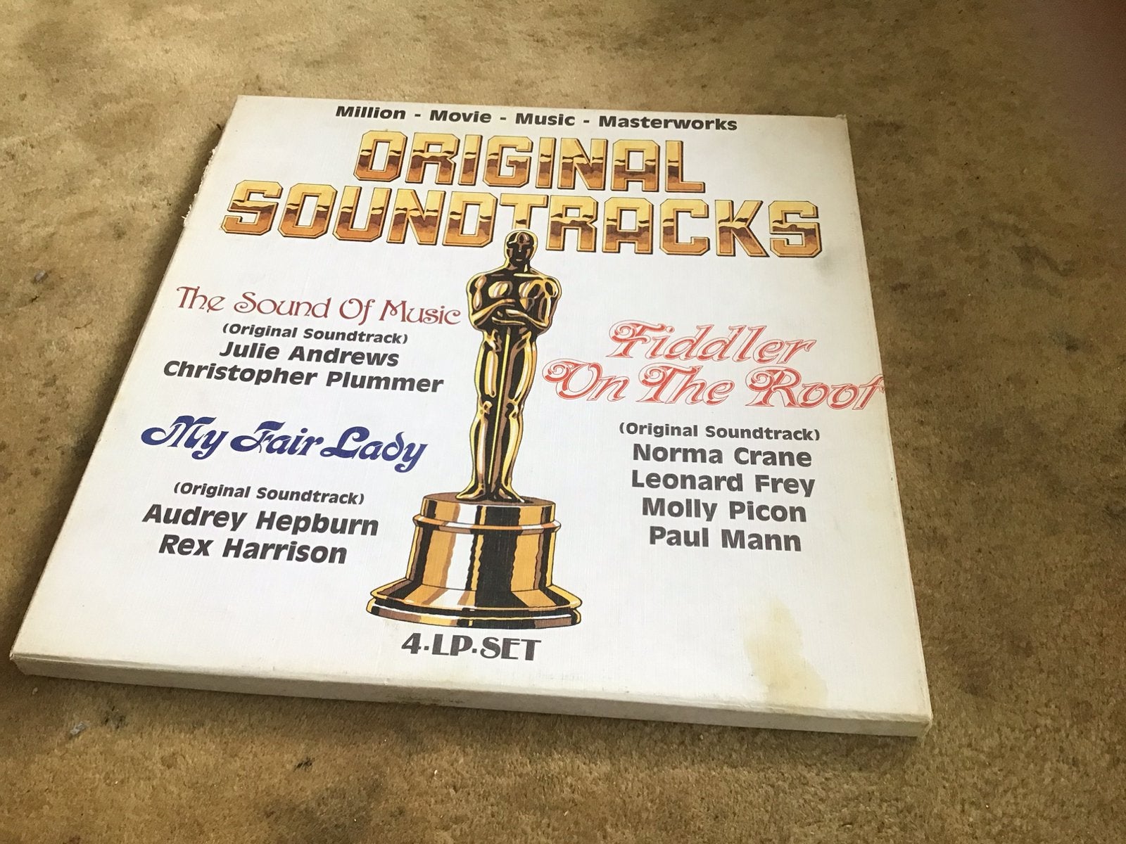 LP’s van drie beroemde musicals, Ophalen, Zo goed als nieuw, 12 inch
