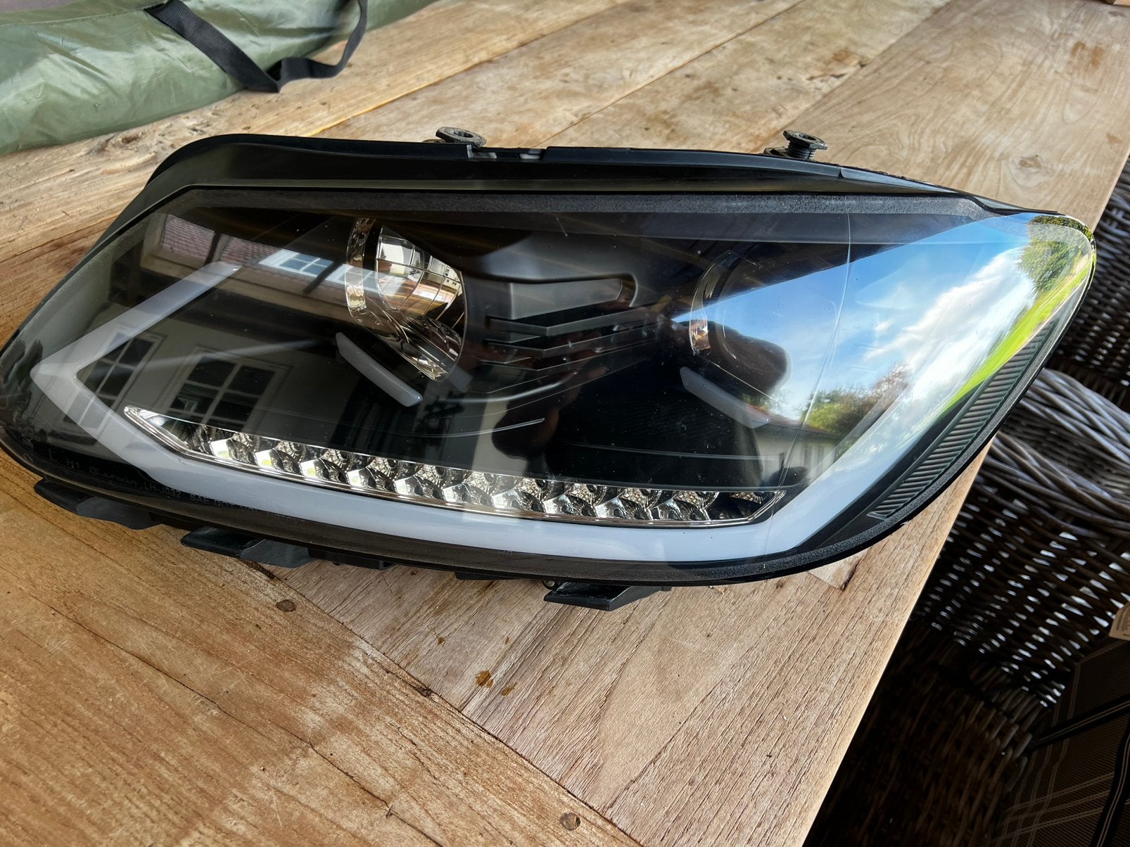 LED Koplampen Zwart MK4 Look - Volkswagen Caddy MK3 GP, Auto-onderdelen, Ophalen of Verzenden, Gebruikt, Volkswagen