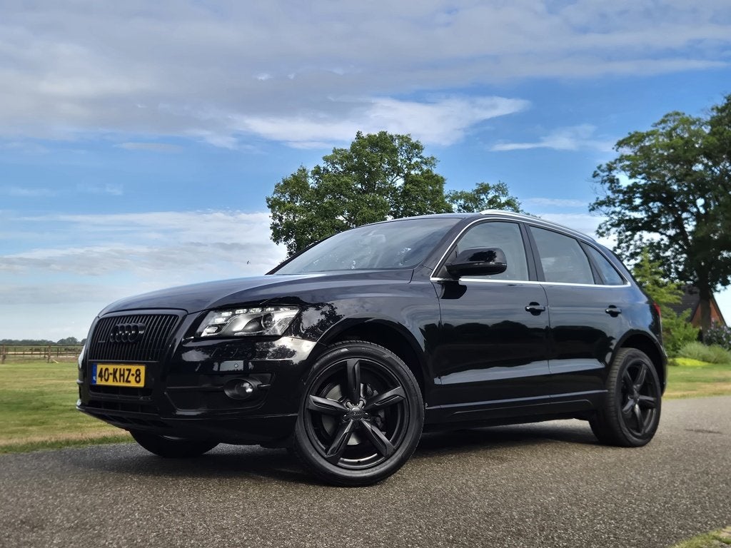 Audi Q5 2.0 TFSI q. Pro Line (bj 2008, automaat), Auto's, Automaat, Gebruikt, Zwart, Bedrijf