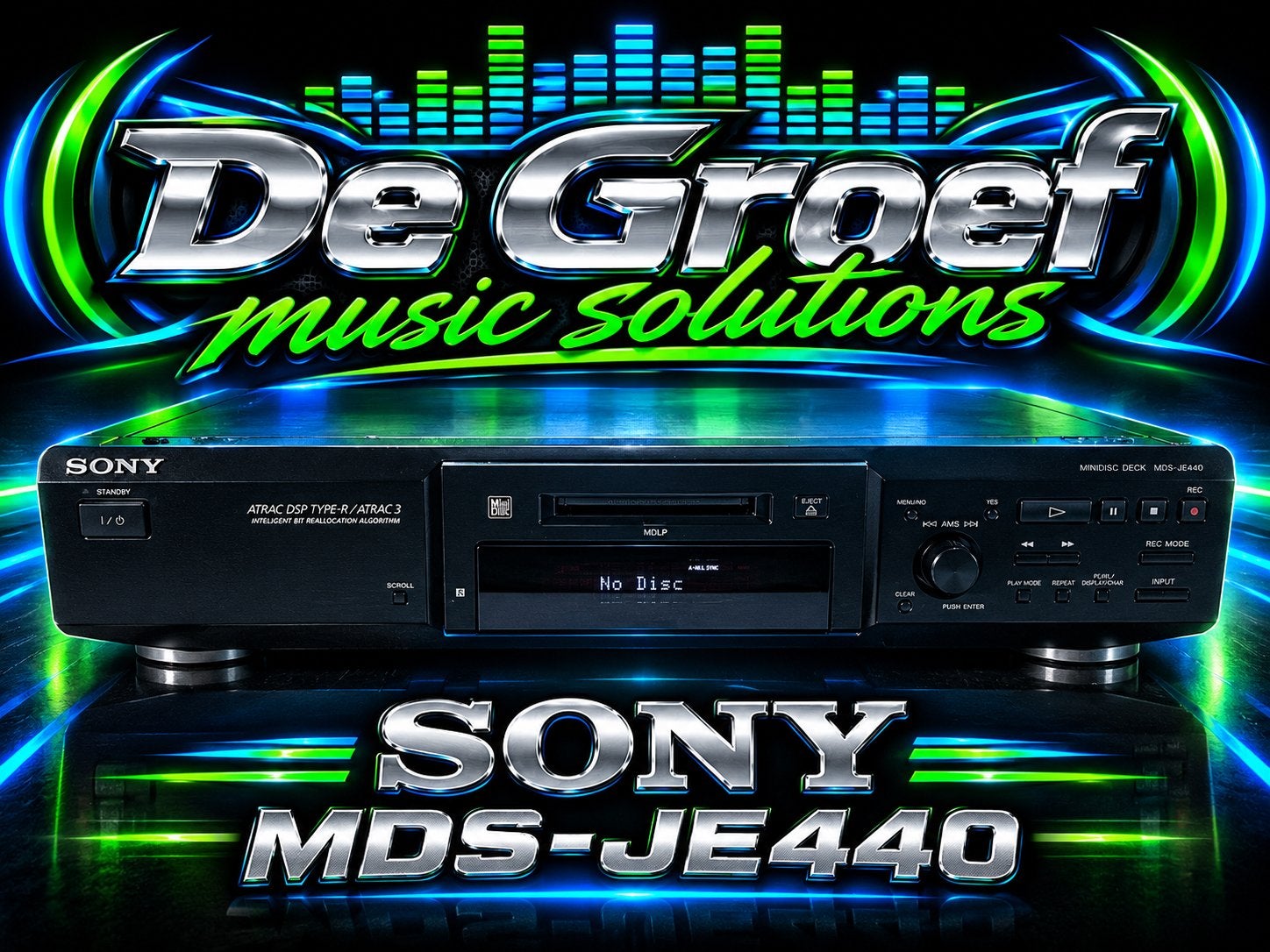 Sony MDS-JE440 Minidisc Recorder (MDLP), Ophalen of Verzenden, Minidisc-recorder