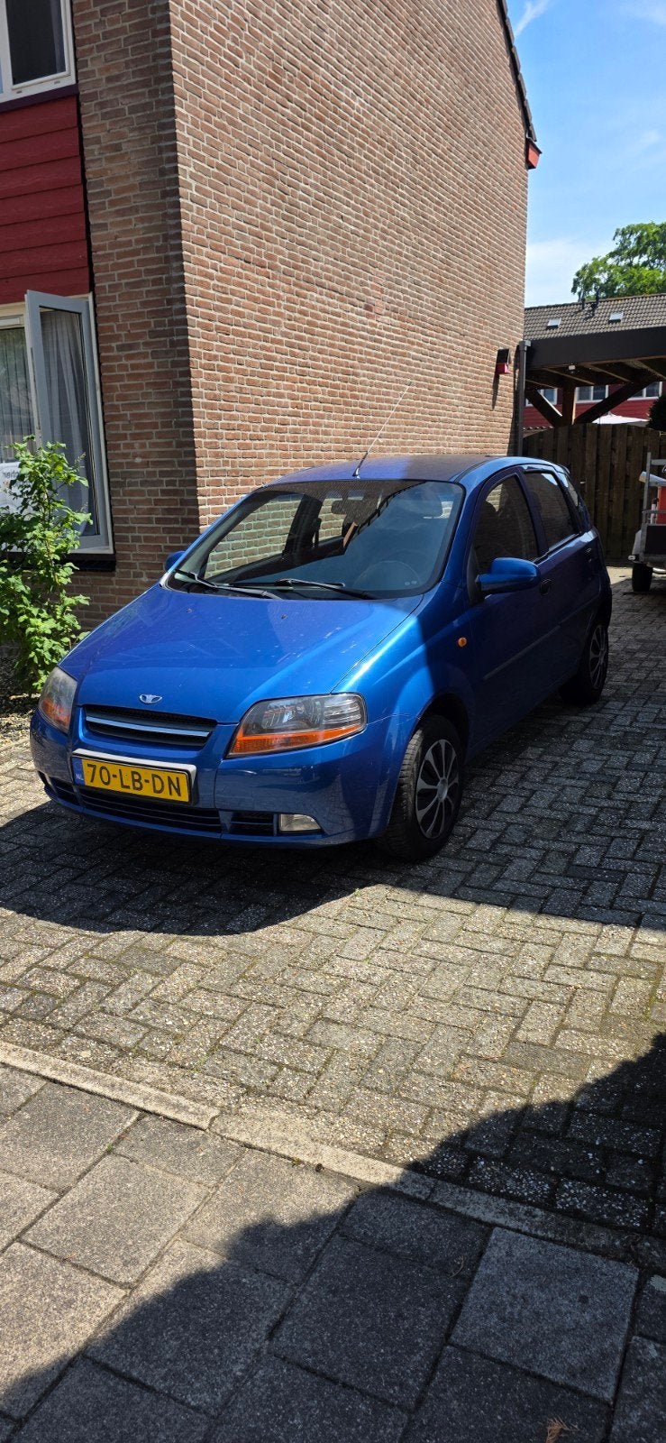 Daewoo Kalos 1.4 2002 Blauw, Auto's, Daewoo, Particulier, Kalos, ABS, Airbags, Airconditioning, Centrale vergrendeling, Elektrische ramen