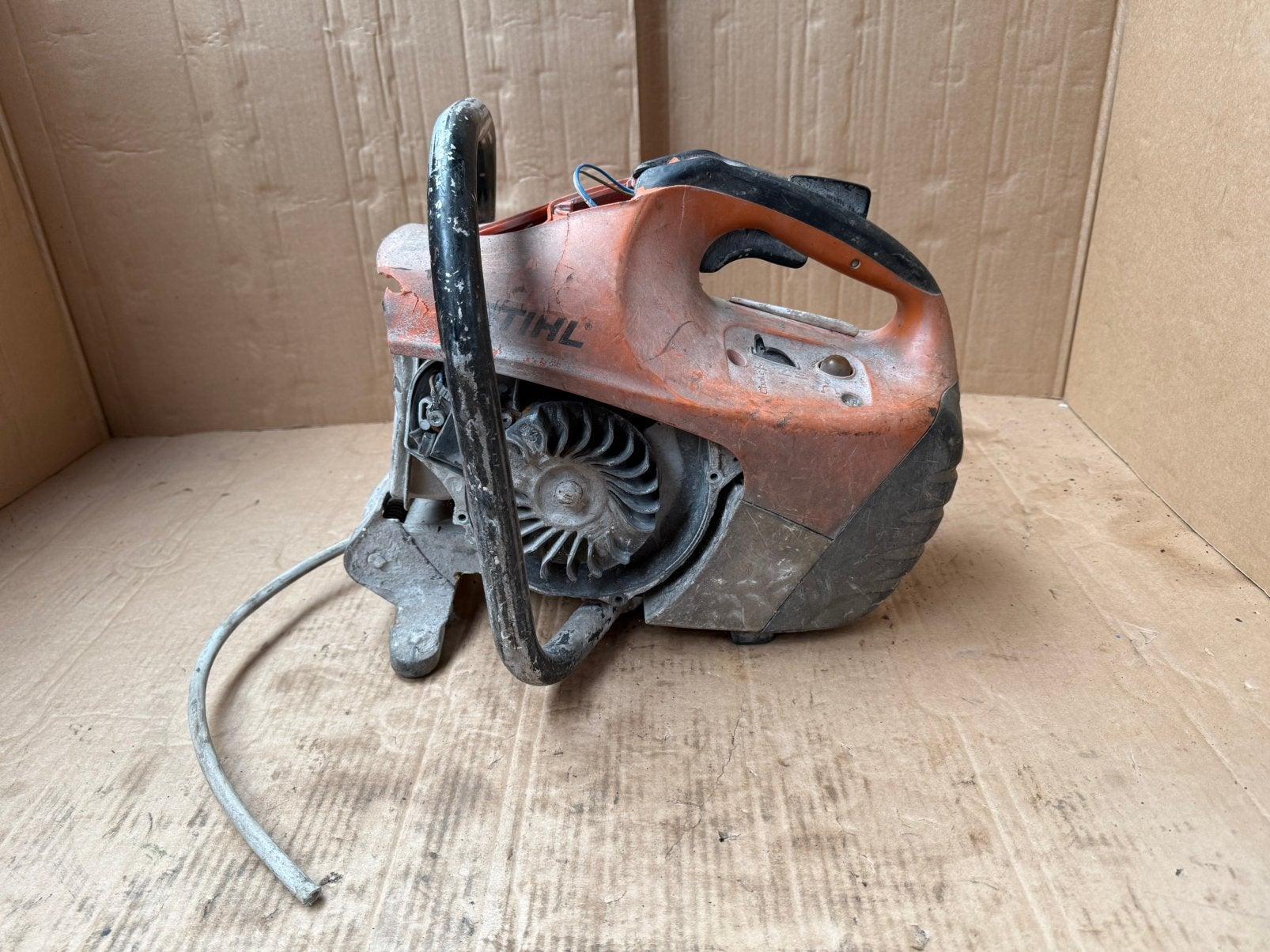 Stihl TS410 TS420 bandenzaag, Ophalen of Verzenden, Gebruikt