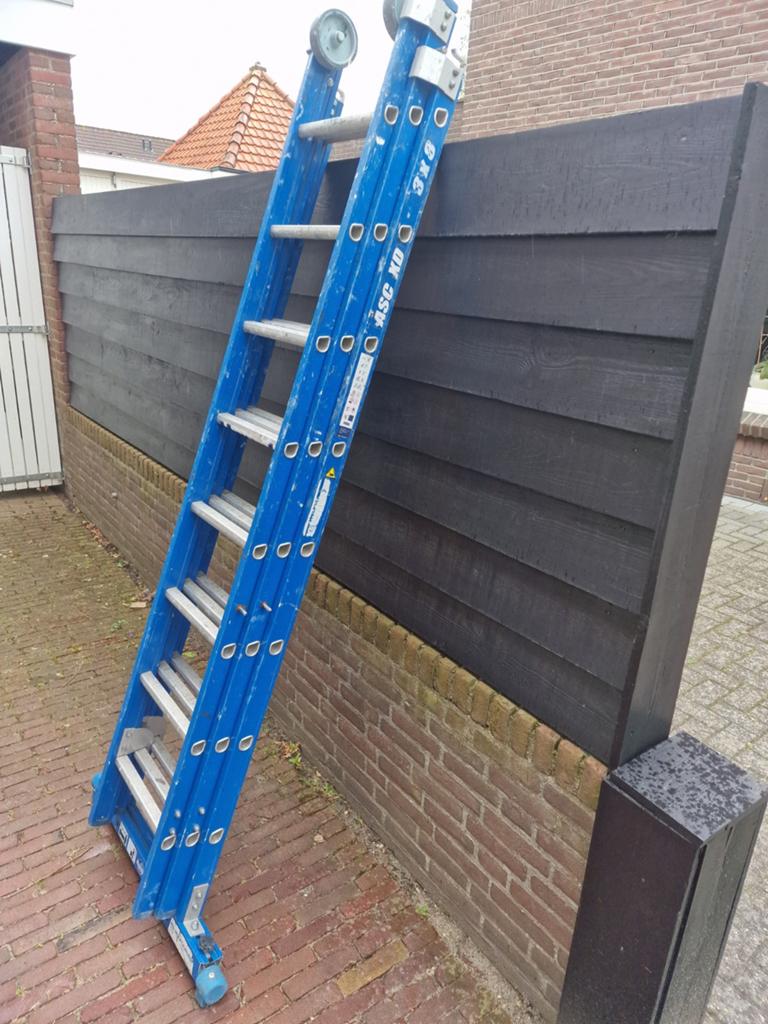 Ladder ASC XD 3x8 professioneel, Ophalen, Gebruikt, Ladder, 4 meter of meer
