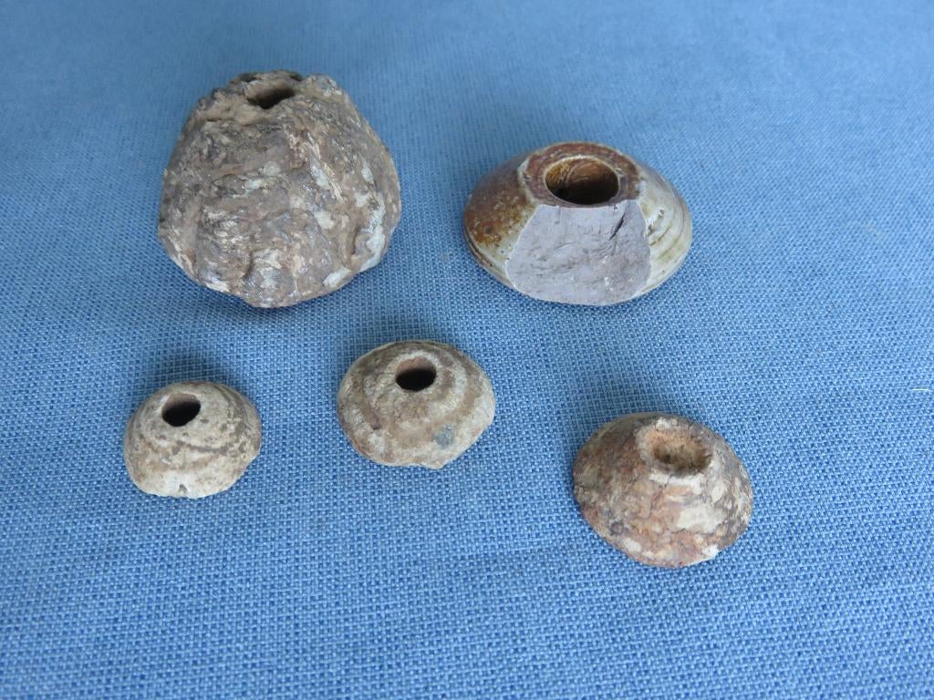 Spinstenen - 15e - 17e eeuw - bodemvondsten, Antiek en Kunst, Antiek | Overige Antiek, Ophalen of Verzenden