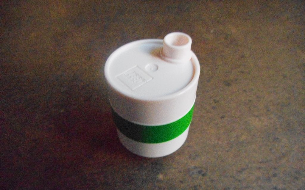 Lego Duplo Container Oil Drum (zie foto's) 2, Ophalen of Verzenden, Gebruikt, Losse stenen, Duplo