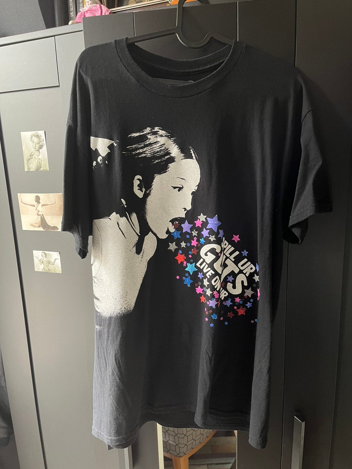 Olivia Rodrigo Guts tour t-shirt, Verzenden, Zwart, Maat 42/44 (L), Zo goed als nieuw