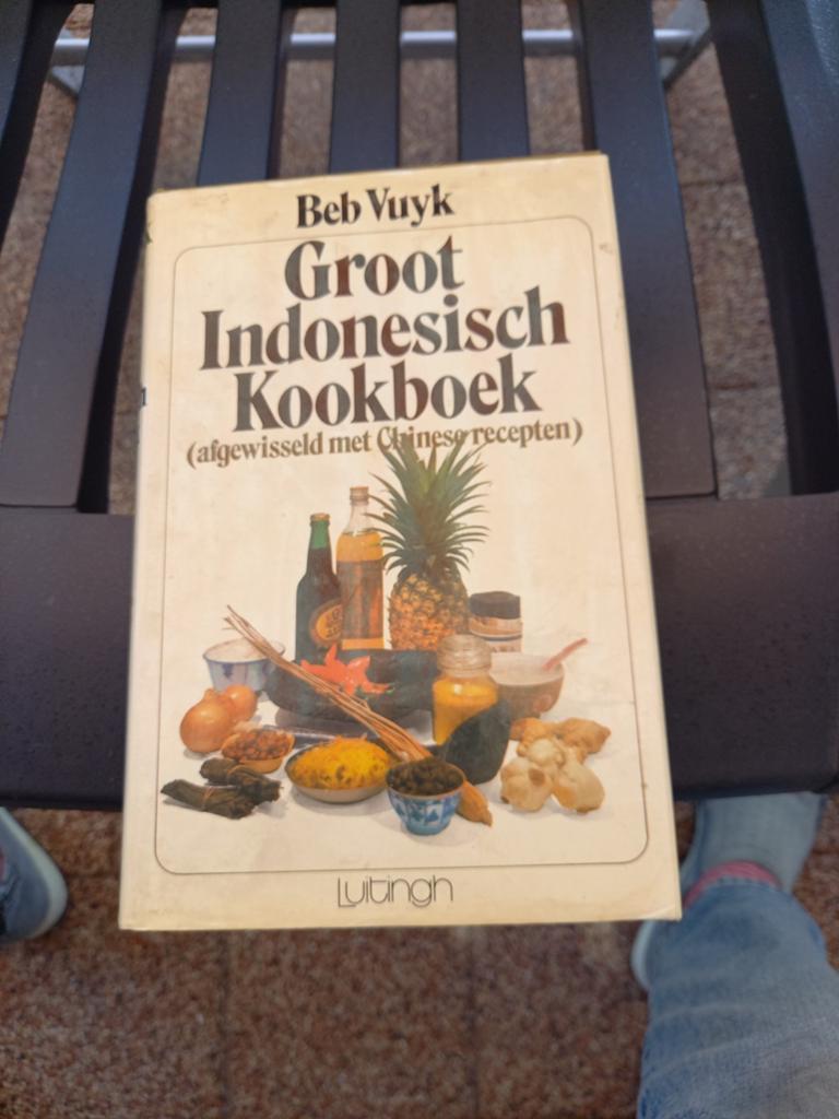 Zeldzaam Groot Indonesisch Kookboek - Beb Vuyk (Gebruikt), Boeken, Gelezen, Azië en Oosters, Ophalen of Verzenden, Hoofdgerechten
