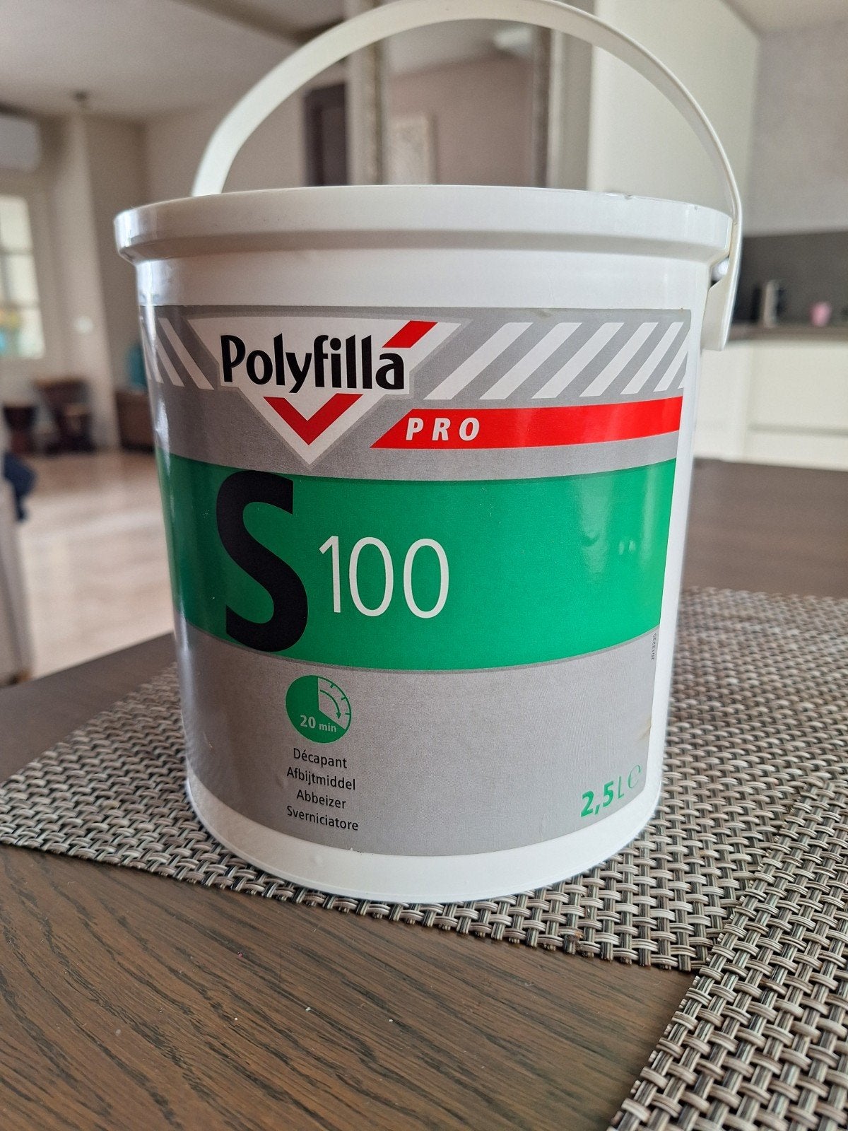 Polyfilla Pro S100 Afbijtmiddel 2.5L, Doe-het-zelf en Verbouw, Verf, Beits en Lak, Ophalen, Overige kleuren, Nieuw, Verf