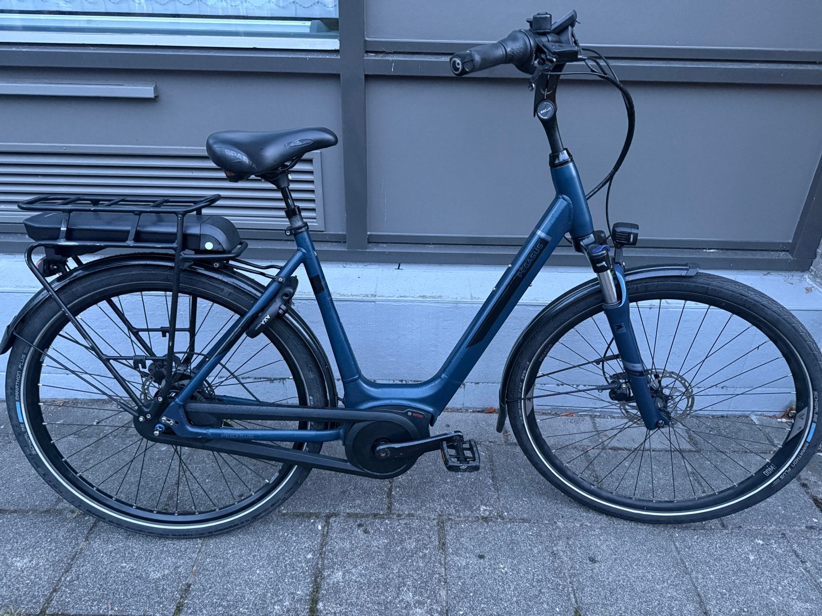 Pegasus Ravenna E8F. 55CM. Bosch Active Plus. 500Wh., Fietsen en Brommers, Zo goed als nieuw, 50 km per accu of meer, 55 tot 59 cm