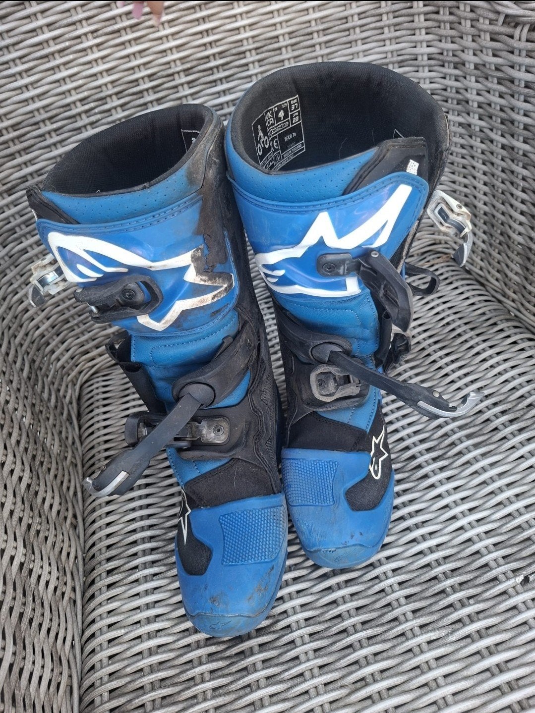 crosslaarzen maat 38, Motoren, Ophalen of Verzenden, Tweedehands, Laarzen