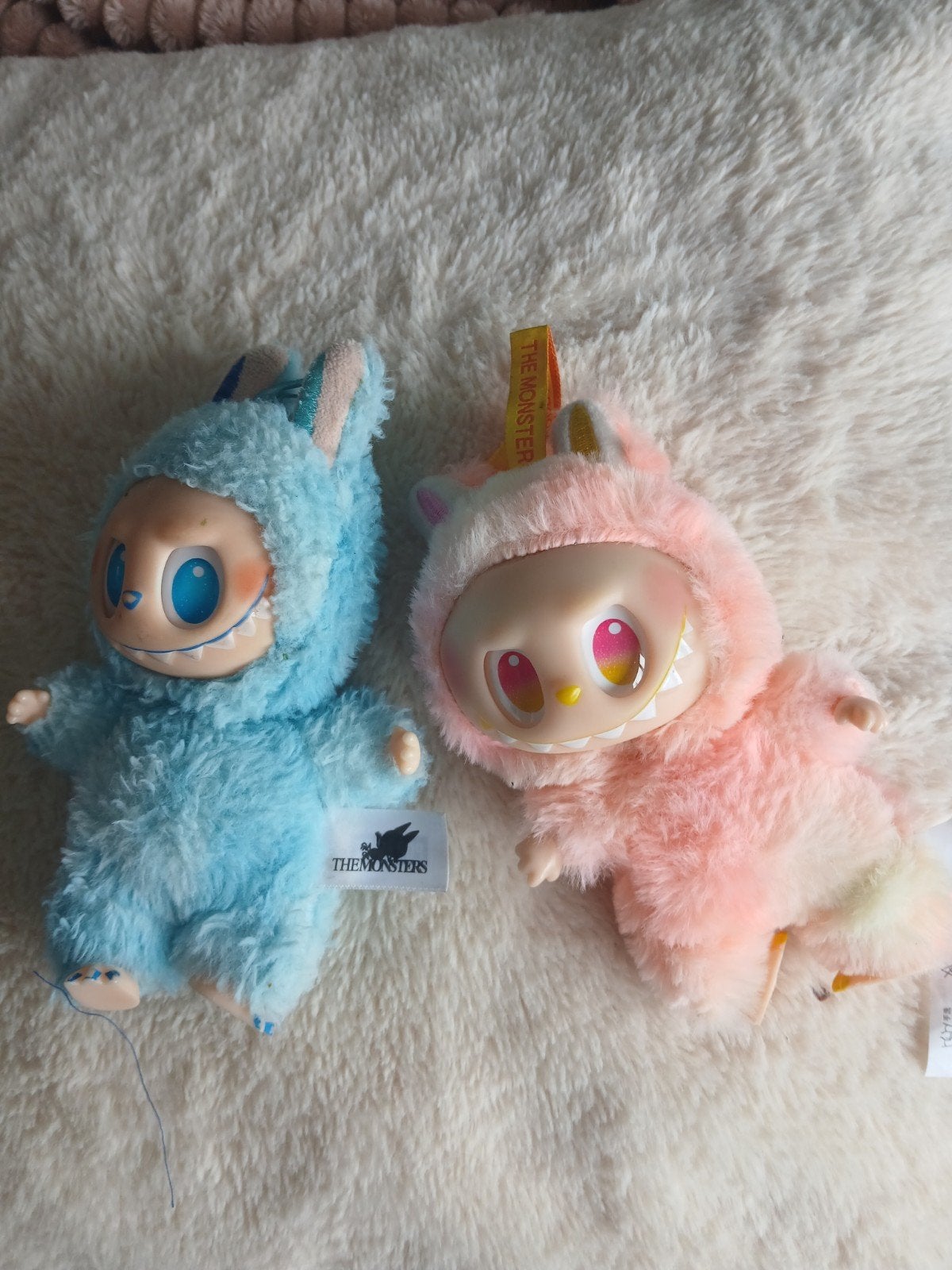 Pop Mart The Monsters Plush Speelgoed - Roze & Blauw, Overige merken, Overige karakters, Overige typen, Ophalen of Verzenden