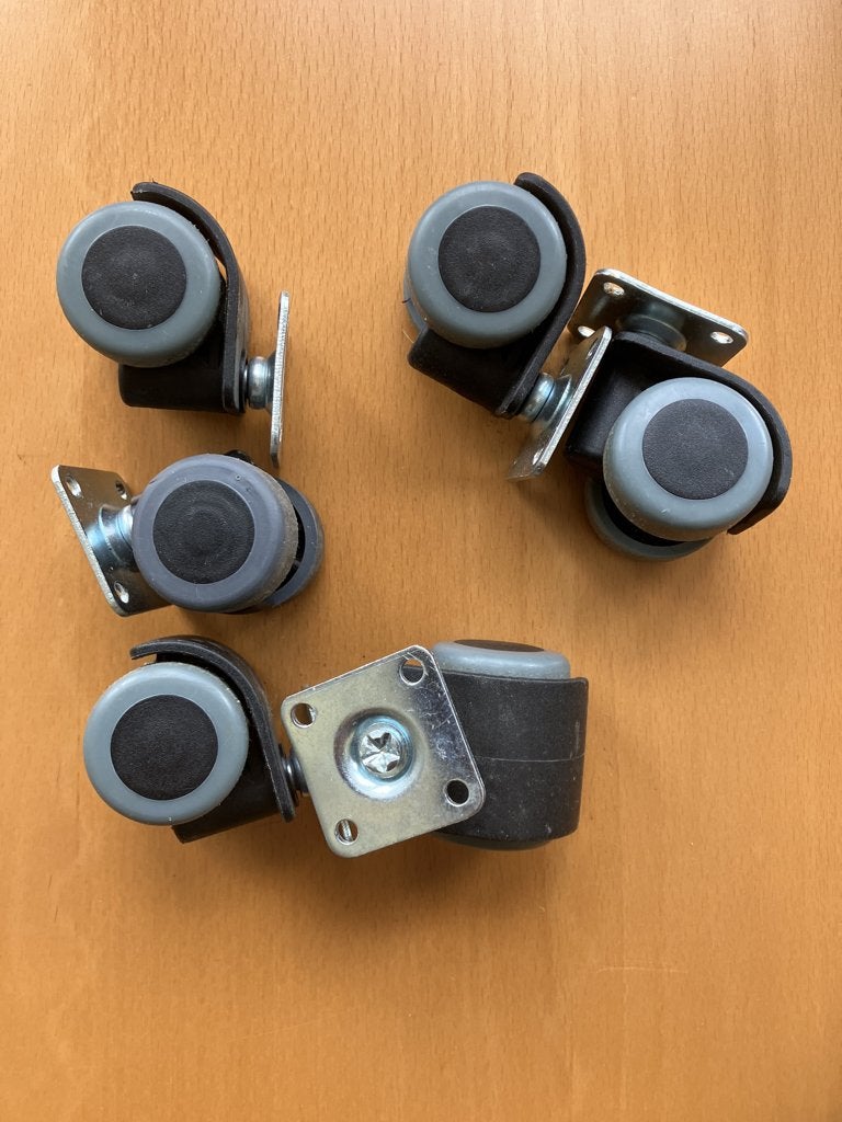 meubel zwenkwielen set 6, Ophalen of Verzenden