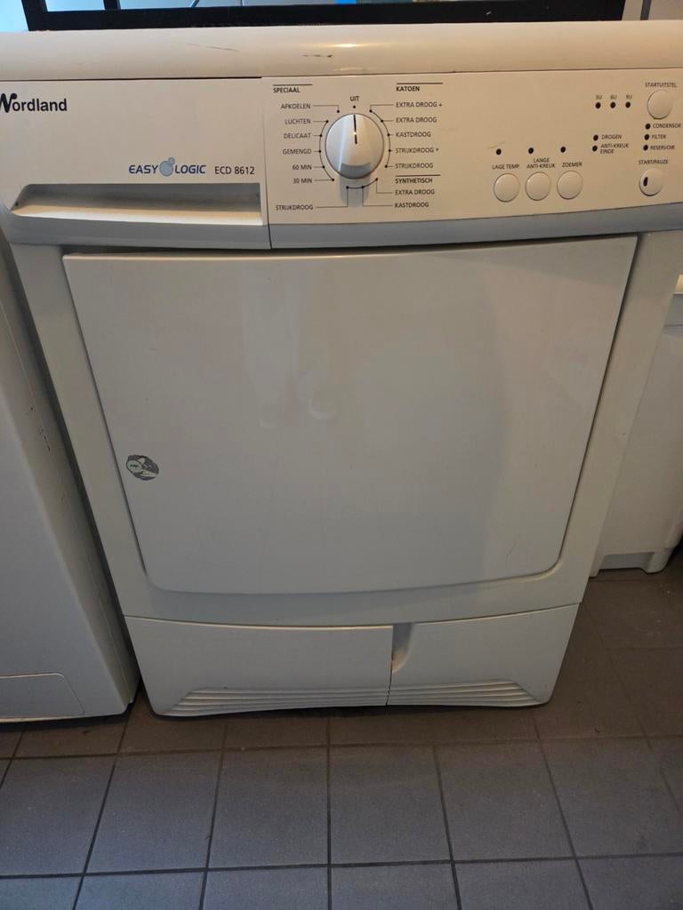 Nordland Easy Logic ECD 8612 droger voor de handige harry, Ophalen, Gebruikt, 4 tot 6 kg, Voorlader