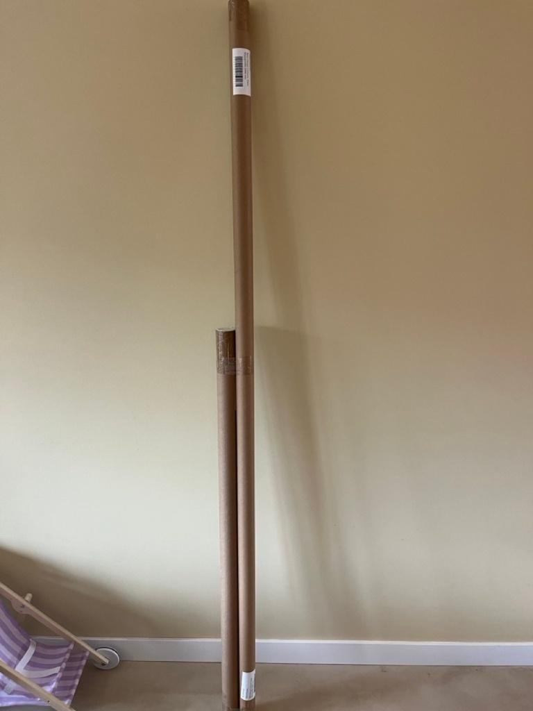 Profielen + stabilisatiestang voor inloopdouche 120 cm, Ophalen, Chroom, Douche