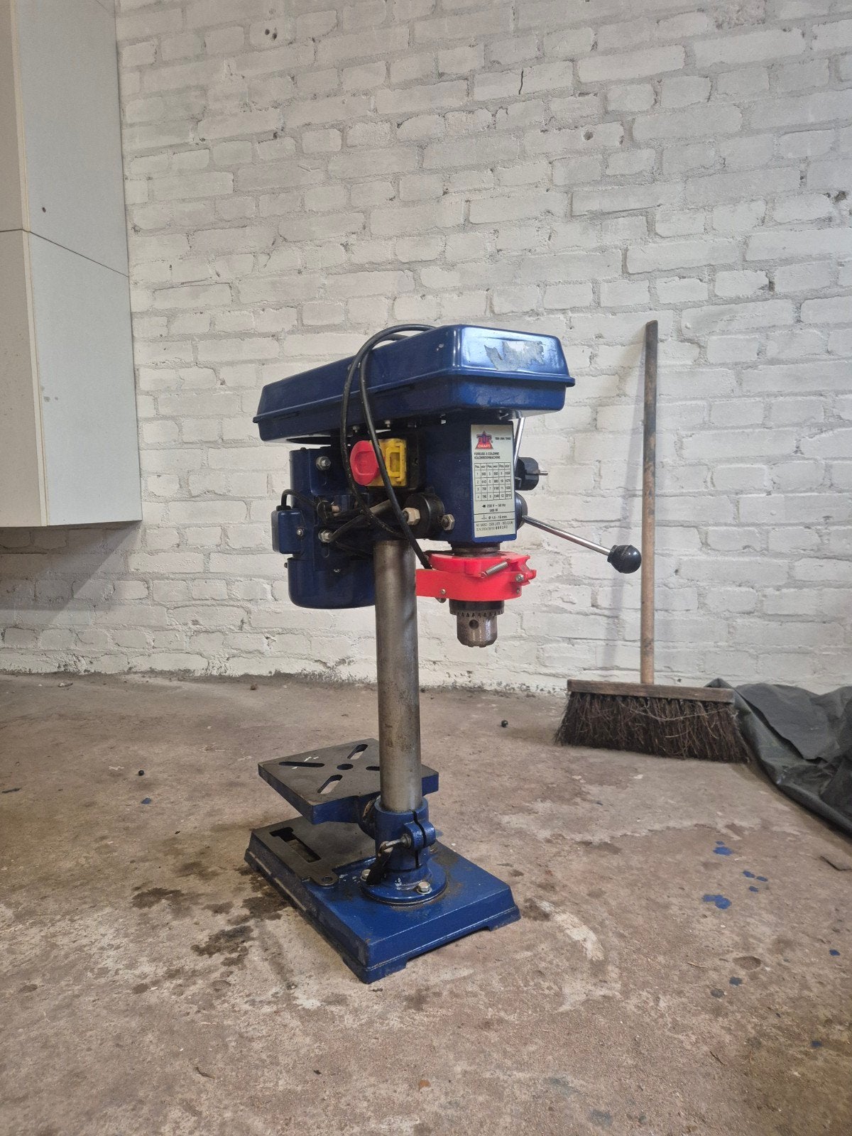 Topcraft Kolomboormachine TBD-500/2005 - 500W, Doe-het-zelf en Verbouw, Gereedschap | Boormachines, Ophalen, Gebruikt, 400 tot 600 watt
