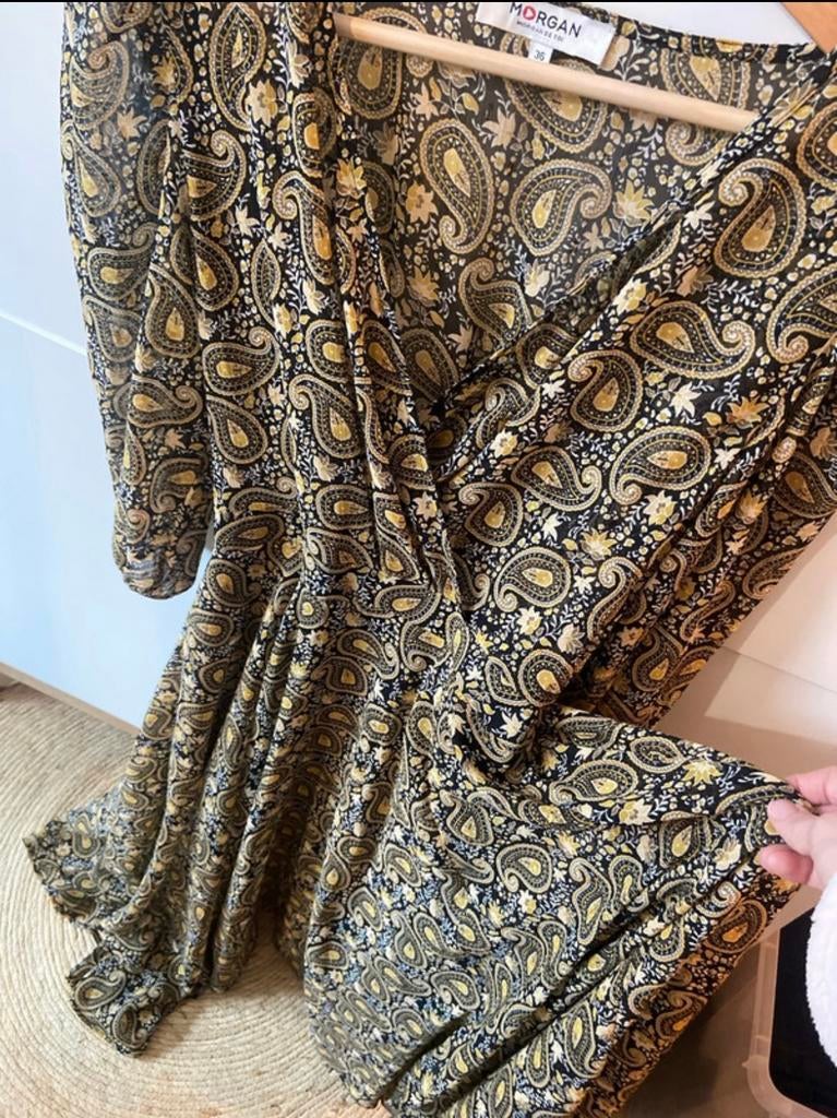Morgan de Toi – Maxi Jurk Paisley Print – maat S, Overige kleuren, Nieuw, Ophalen of Verzenden, Maat 36 (S)