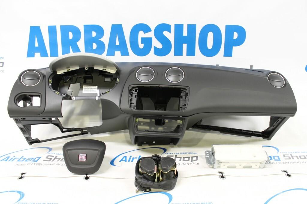 Airbag set - Dashboard zwart Seat Ibiza (2008-2015), Gebruikt, Ophalen of Verzenden