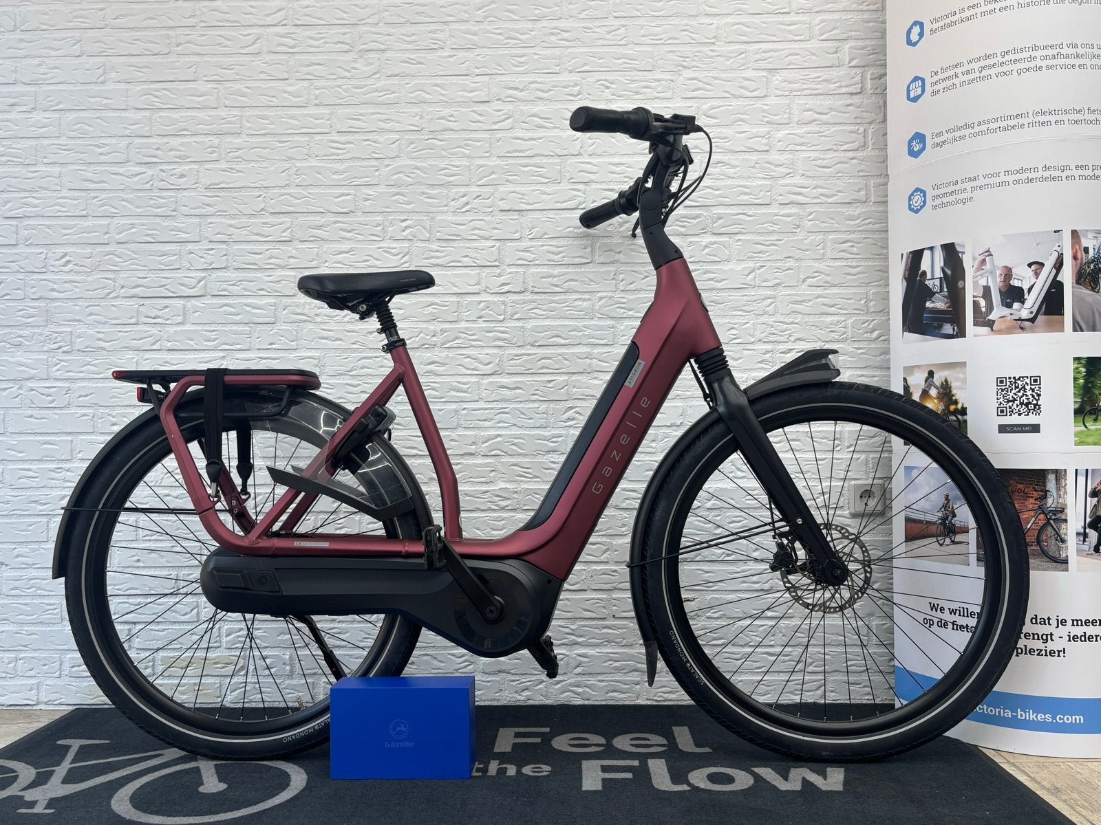 Gazelle Avignon C8 HBM Dames E-bike - Nieuwstaat, 625Wh accu, Fietsen en Brommers, Ophalen, Zo goed als nieuw, 50 km per accu of meer