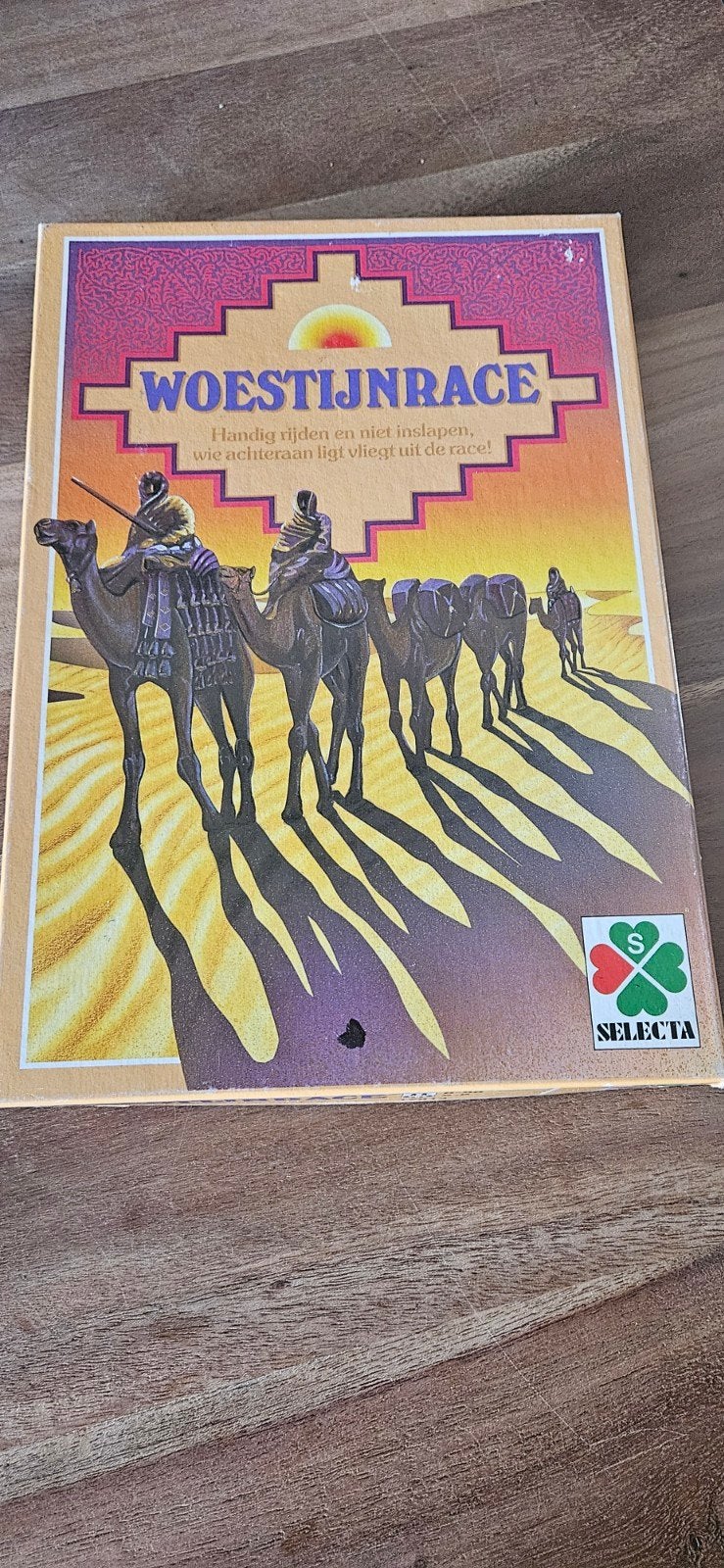 Woestijnrace Bordspel - Tactisch geheugen bordspel, Hobby en Vrije tijd, Drie of vier spelers, Ophalen of Verzenden, Gebruikt