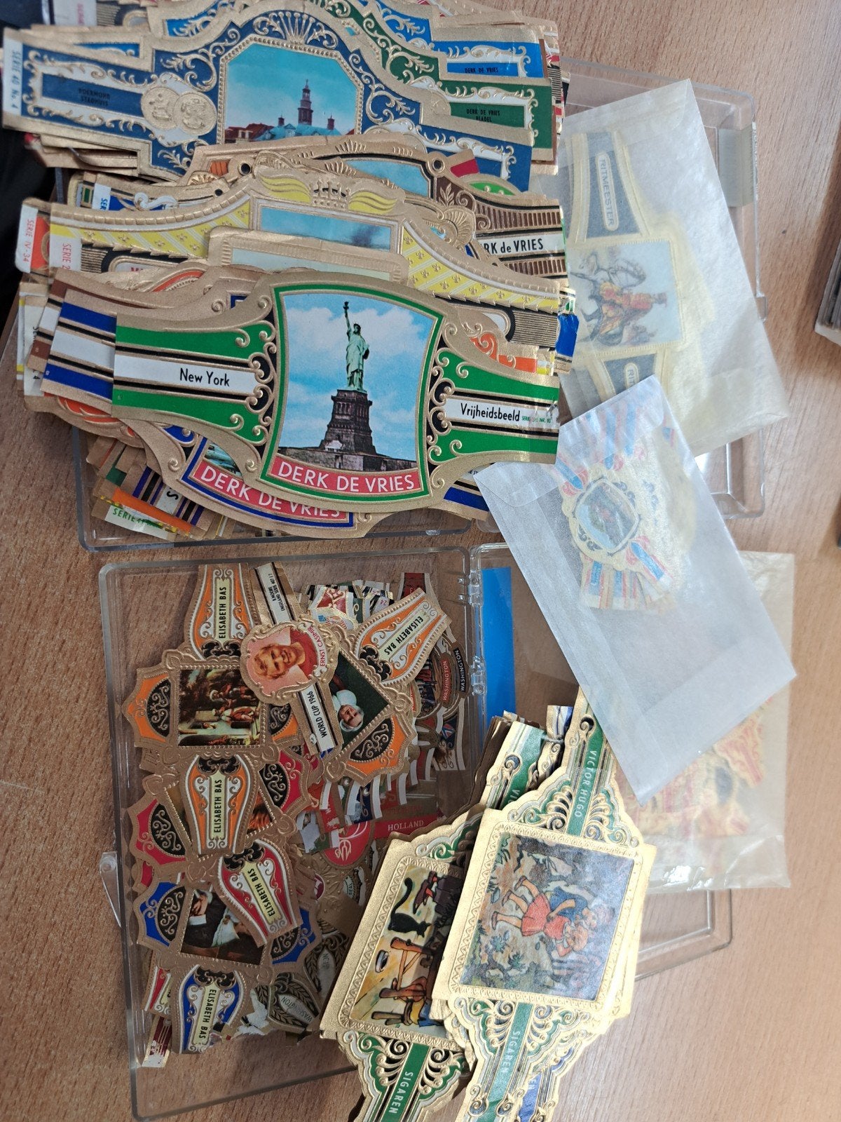 Cigaar bandjes grote exemplaren er bij, Verzamelen, Ophalen, Sigarenbandjes