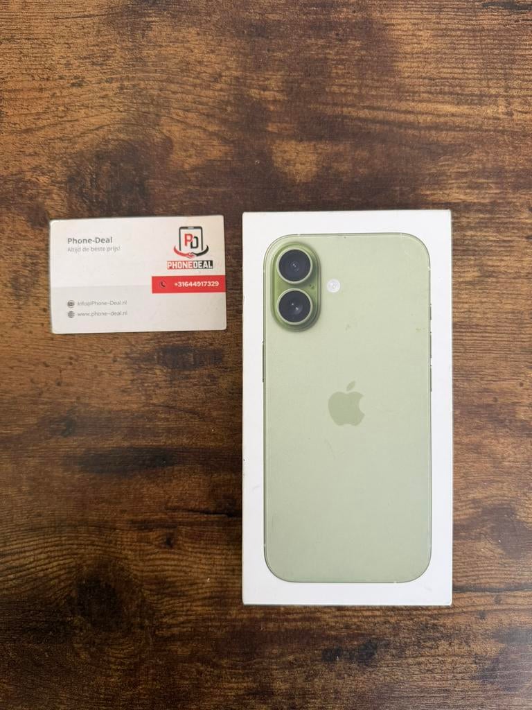 iPhone 17 256 gb groen nieuw factuur + Garantie, 256 GB, Apple, Apple, Blauw