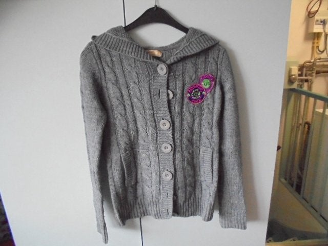 grijs vest met kapuchon  XS, Ophalen of Verzenden, Gedragen, Maat 34 (XS) of kleiner, Grijs