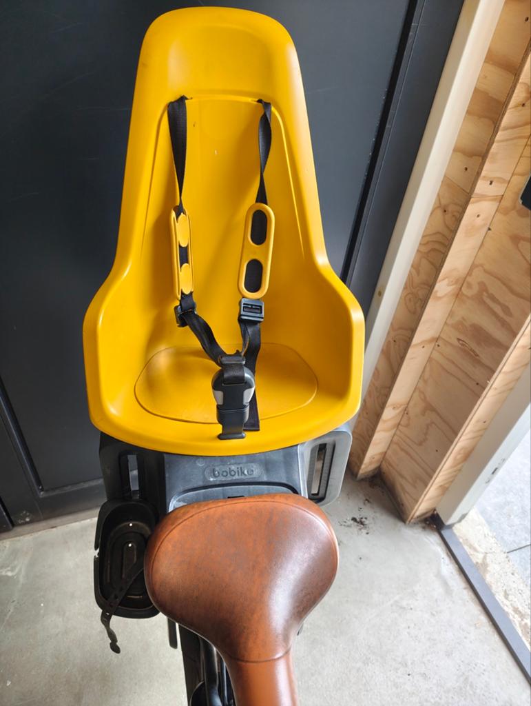 Bobike ONE maxi Fietsstoeltje, Fietsen en Brommers, Fietsaccessoires | Fietsstoeltjes, Gebruikt, Achterzitje, 9 t/m 18 kg, Voetsteuntjes