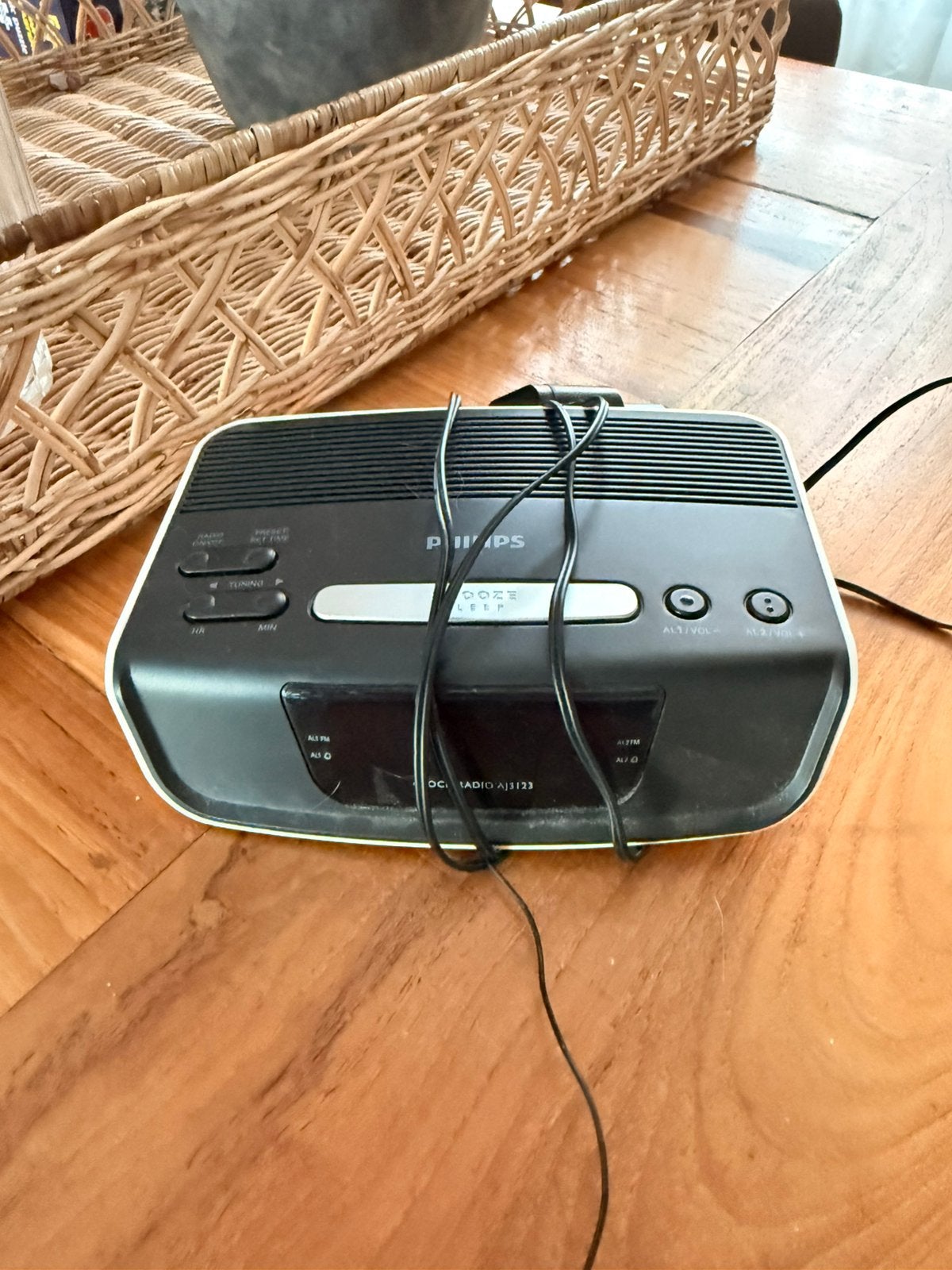 Philips wekkerradio, Ophalen, Zo goed als nieuw, Digitaal