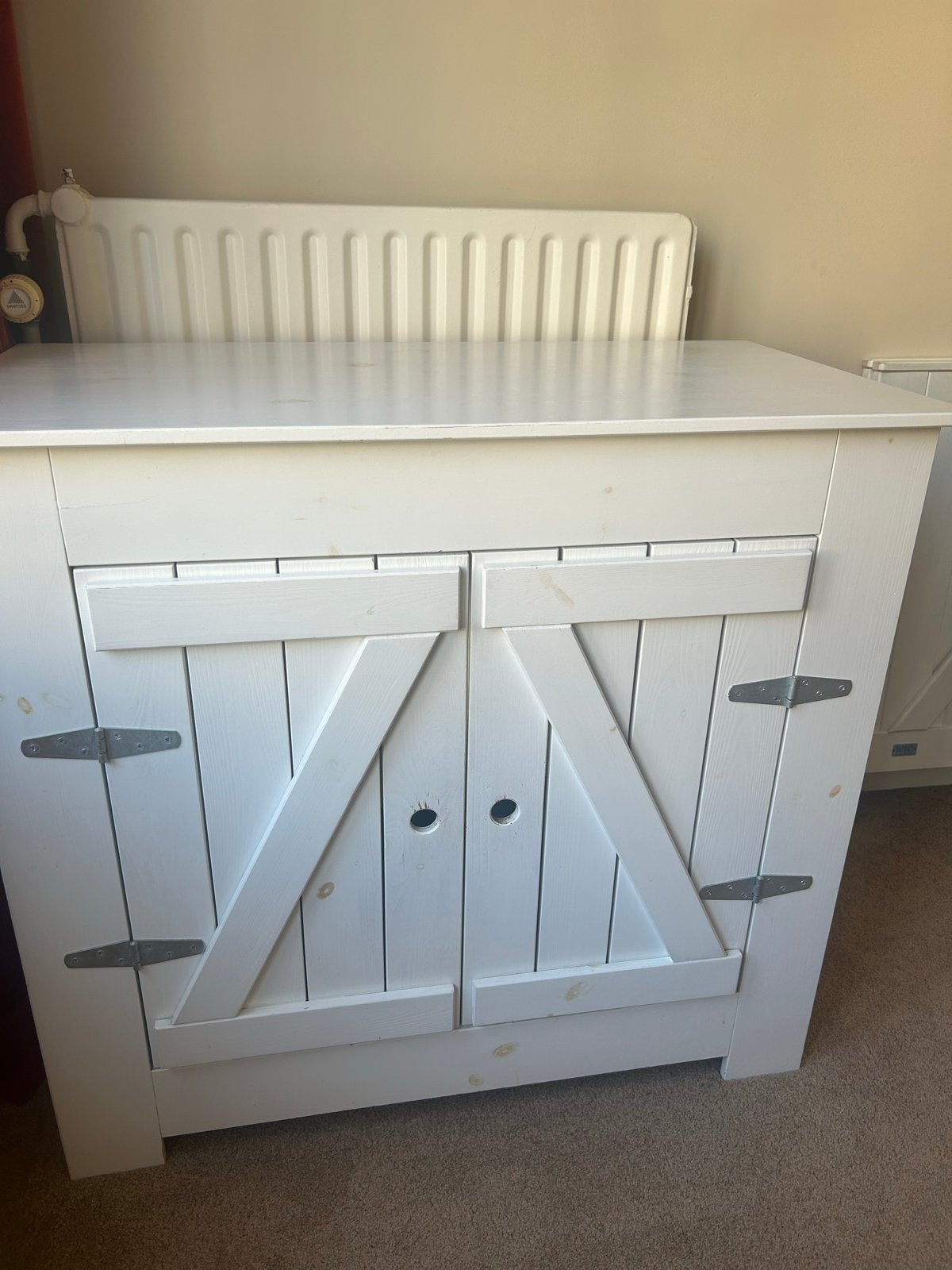 Commode/kast, wit, hout, BamBam, Ophalen, Gebruikt, Kast, 50 tot 70 cm