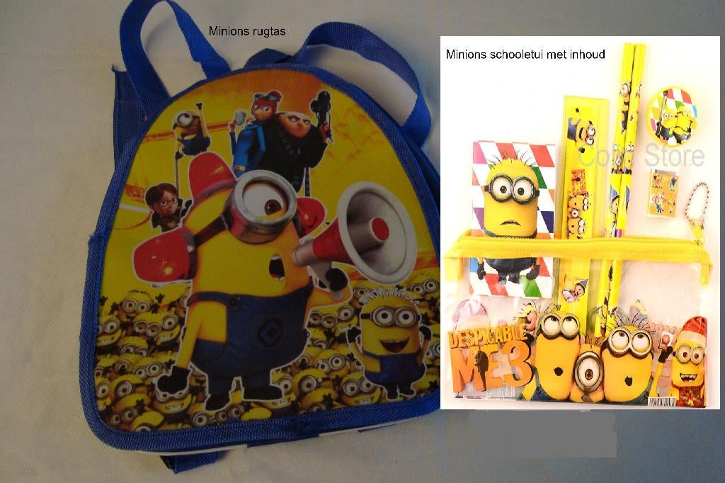 Kadoset: Leuke DESPICABLE/MINIONS ME3 Schoolset voor € 9,95, Verzenden, Nieuw