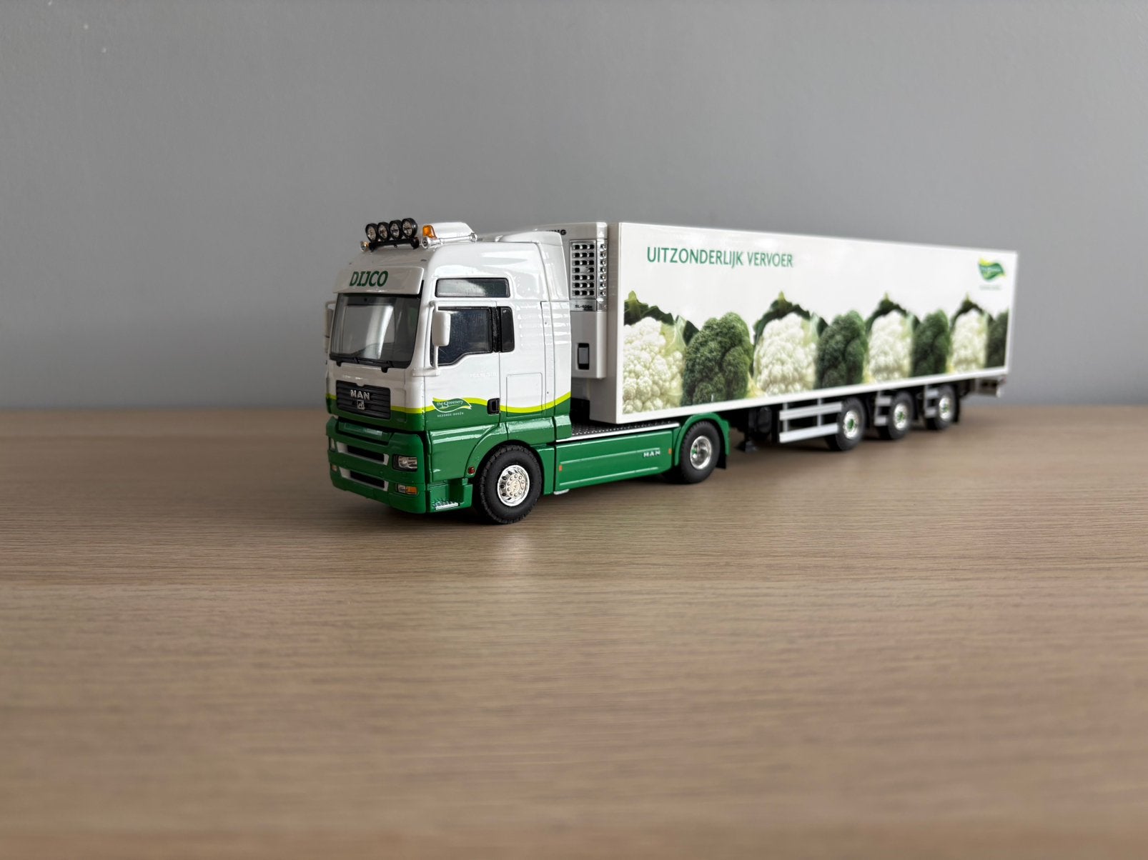 Tekno MAN TGA XXL 4x2  Dijco MAN TGA XXL 6x2 The Greenery, Ophalen, Nieuw, Bus of Vrachtwagen, Tekno