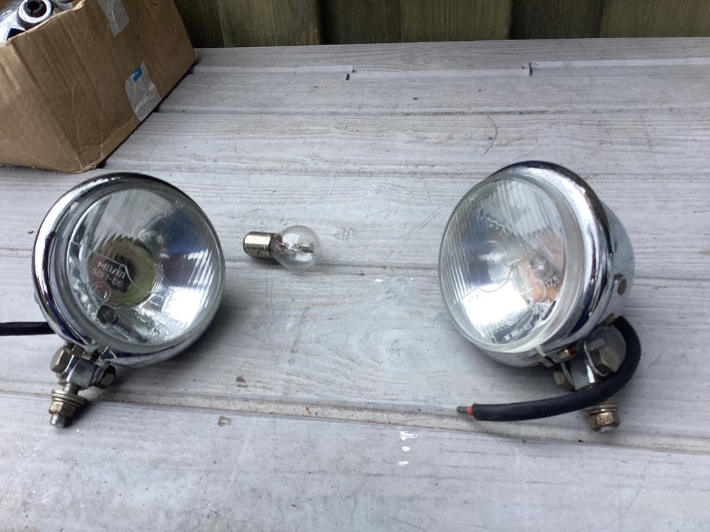 2 setjes blue dot lampen en yamaha koplamp, Motoren, Ophalen of Verzenden, Gebruikt