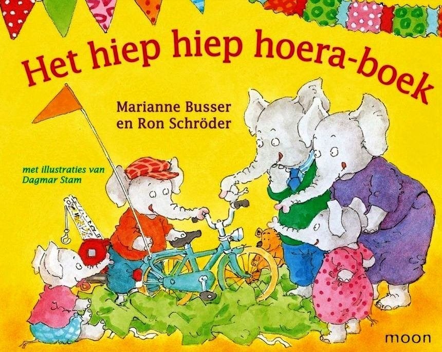 Het hiep hiep hoera-boek van Marianne Busser, Boeken, Fictie algemeen, Jongen of Meisje, Ophalen of Verzenden, Zo goed als nieuw