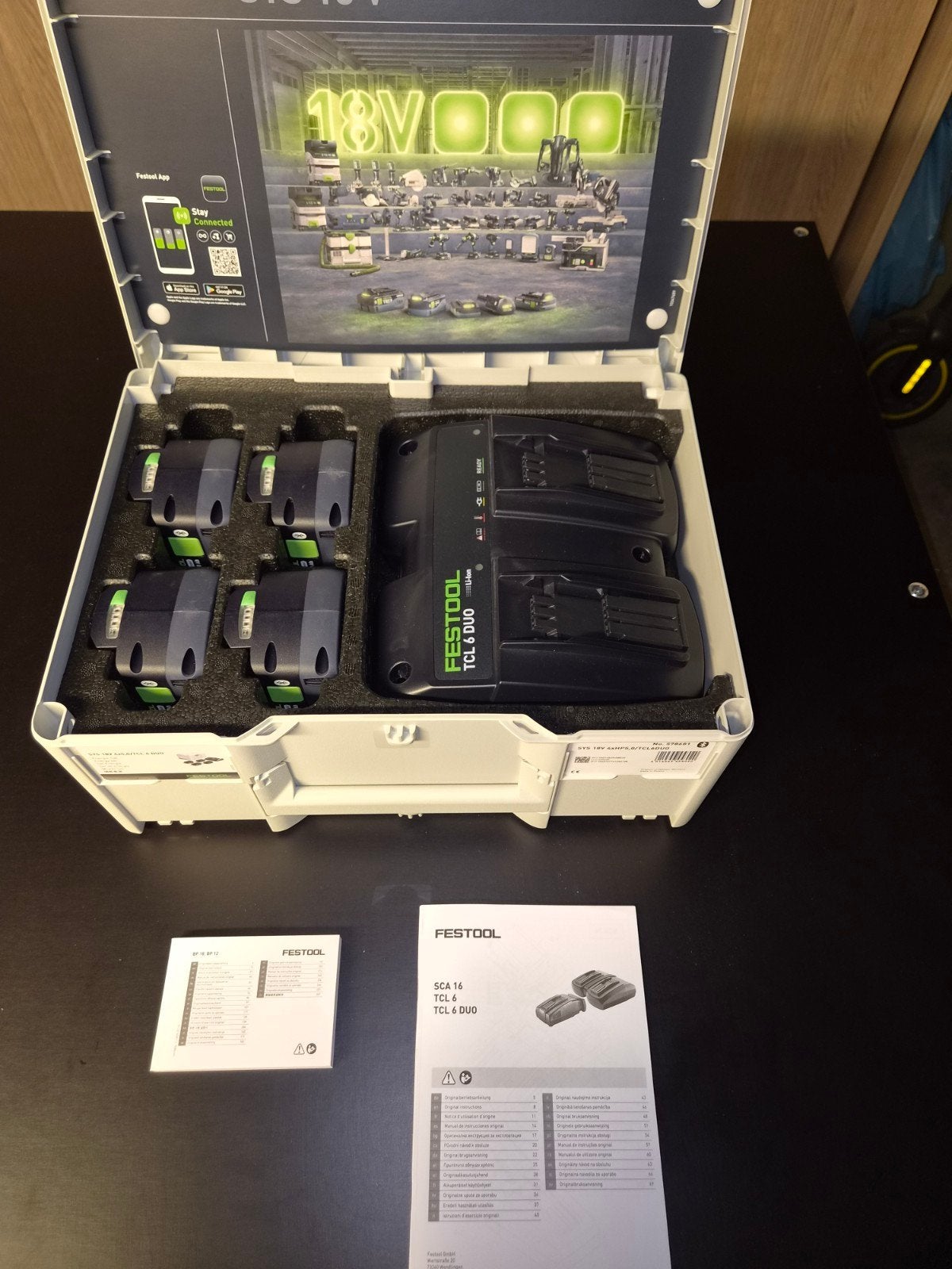 Nieuwe Festool energyset 4x 5ah accus batterijen, Ophalen of Verzenden, Nieuw