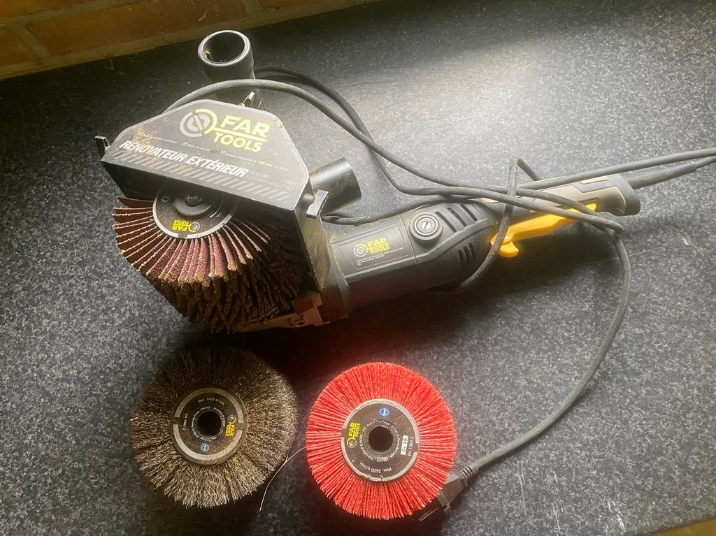 FAR TOOLS borstel-, polijstmachine met accessoires, Ophalen, Gebruikt, Minder dan 700 watt, Overige typen