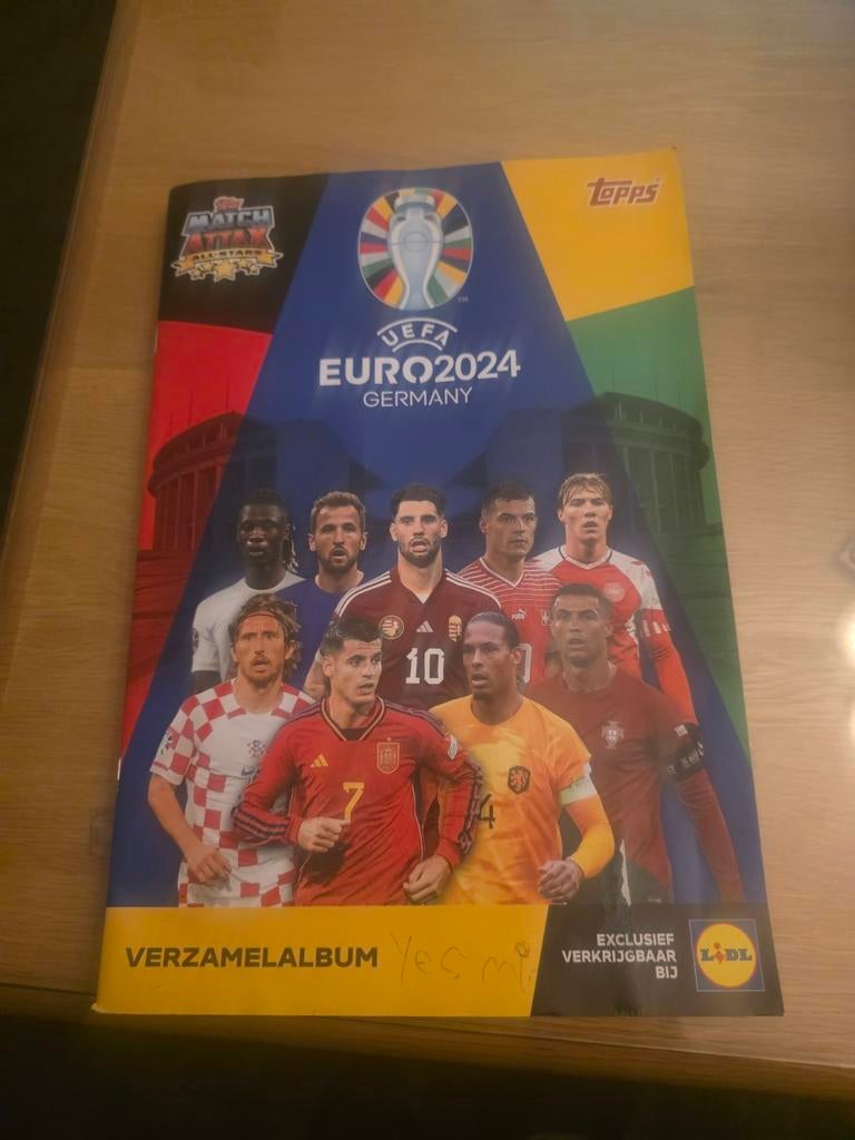 match attax album euro 2024 compleet, Ophalen of Verzenden, Zo goed als nieuw, Buitenlandse clubs